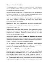 Essays 'How weather affects daily life', 10.