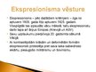 Presentations 'Ekspresionisms', 2.