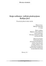 Research Papers 'Kuģu satiksmes radītais piesārņojums Baltijas jūrā', 1.