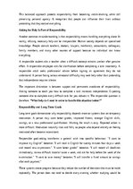 Essays 'The importance of personal responsibility', 12.