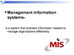 Presentations 'Information Systems', 8.