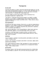 Summaries, Notes 'Transports Latvijā', 1.