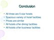 Presentations 'Hotel Comparison', 10.