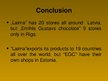 Presentations 'AS "Laima" and SIA "Emihls Gustavs Chocolate"', 17.