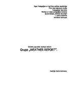 Research Papers 'Grupa "Weather Report"', 1.