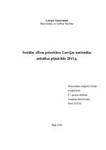 Research Papers 'Sociālās sfēras prioritātes Latvijas nacionālās attīstības plānā līdz 2013.gadam', 1.