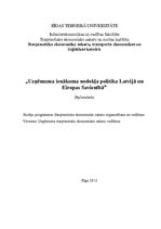 Research Papers 'Uzņēmuma ienākuma nodokļa politika Latvijā un Eiropas Savienībā', 1.