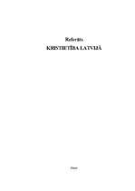 Research Papers 'Kristietības attīstība Latvijā', 32.