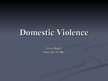 Presentations 'Domestic Violence in UK', 1.