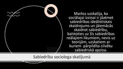 Presentations 'Kārļa Marksa socioloģija', 7.