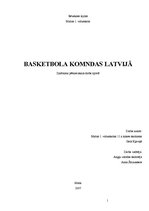 Research Papers 'Basketbols Lavijā', 1.