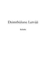 Research Papers 'Dzimtbūšana Latvijā', 1.