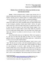 Summaries, Notes 'Romāna vieta un stāvoklis starp citiem prozas žanriem un starp citām literatūras', 1.