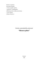 Research Papers 'Biznesa plāns', 1.