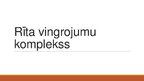 Presentations 'Rīta vingrojumu komplekss', 1.