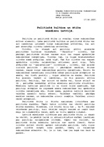 Essays 'Politiskā kultūra un ētika mūsdienu Latvijā', 1.