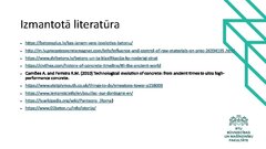 Presentations 'Betons un tā vēsture', 15.