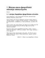 Research Papers 'Rāznas ezers', 7.