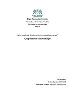 Research Papers 'Ģeopolimēra konstrukcijas', 1.