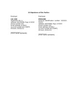 Samples 'Standarta darba līgums ar pārbaudes laiku', 10.