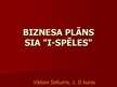 Business Plans 'Biznesa plāns SIA "i-Spēles"', 11.