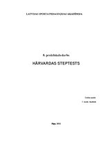 Samples 'Hārvardas steptests', 1.