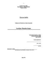 Research Papers 'Latvijas finanšu tirgus', 1.