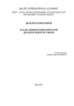 Research Papers 'Krāpšanas kriminālistiskais raksturojums un kvalifikācija', 2.