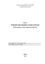 Research Papers 'Bioloģiskā dārzeņkopība Latvijā un Eiropā', 1.