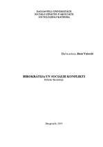Research Papers 'Birokrātija un sociālie konflikti', 1.