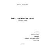Research Papers 'Pokers Latvijas studentu un jauniešu dzīvē', 1.
