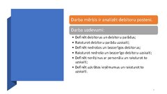 Presentations 'Debitori', 2.