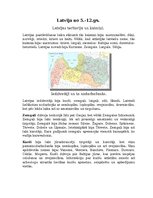 Summaries, Notes 'Latvija no 5. līdz 12.gadsimtam', 1.