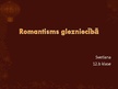 Presentations 'Romantisms glezniecībā', 1.