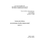 Research Papers 'Viduslaiku Prāga: multietniska pilsēta Eiropas sirdī', 1.