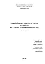 Term Papers 'Optiskās šķiedras savienojumu zudumu novērtējums', 1.