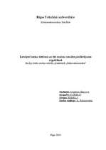Research Papers 'Latvijas banku sistēma un tās nozīme naudas piedāvājuma regulēšanā', 1.