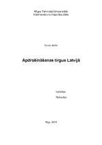 Research Papers 'Apdrošināšanas tirgus Latvijā', 1.