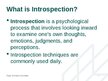 Presentations 'Introspective and retrospective research', 3.