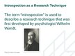 Presentations 'Introspective and retrospective research', 5.