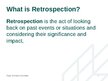 Presentations 'Introspective and retrospective research', 6.