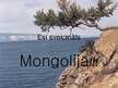 Presentations 'Mongolija', 1.