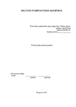 Practice Reports 'Profesionālās prakses atskaite', 1.