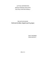 Essays 'Galvenās Latvijas eksporta preču grupas', 1.