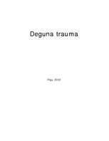 Summaries, Notes 'Deguna trauma', 1.