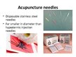 Presentations 'Acupuncture', 6.