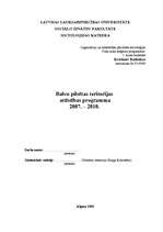 Research Papers 'Balvu pilsētas teritorijas attīstības programma', 1.