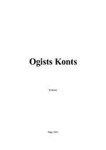 Research Papers 'Ogists Konts', 1.