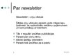 Presentations 'Newsletter (ziņu vēstule)', 3.