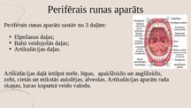 Presentations 'Dislālija - artikulācijas traucējumi perifērajā runas aparātā', 4.